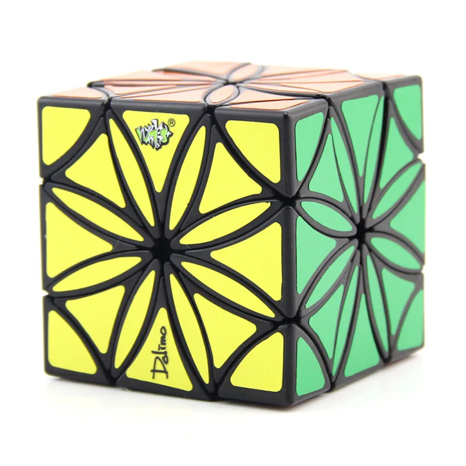 LanLan-Cube magique en forme de fleur étrange pour enfants, cubes de puzzle de vitesse, jouets de puzzle professionnels, cadeau pour enfants