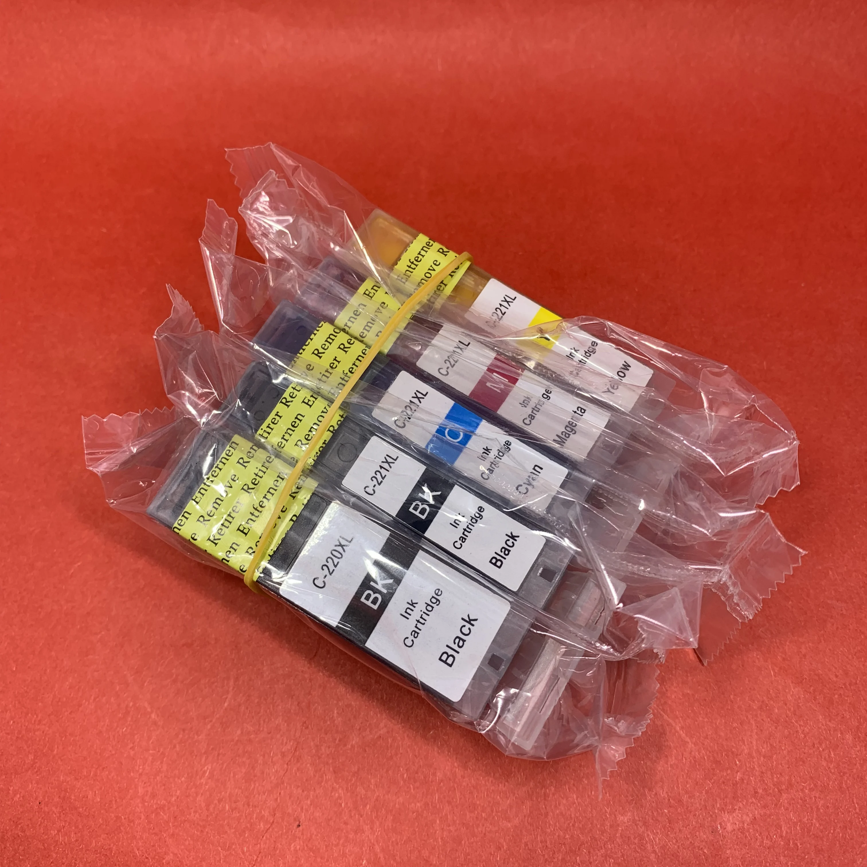 

5Colors Compaible ink cartridge PGI220 CLI221 PGI-220 CLI-221 for Canon Pixma MP540 MP550 MP560 MP620 MP630 MP640 MP980