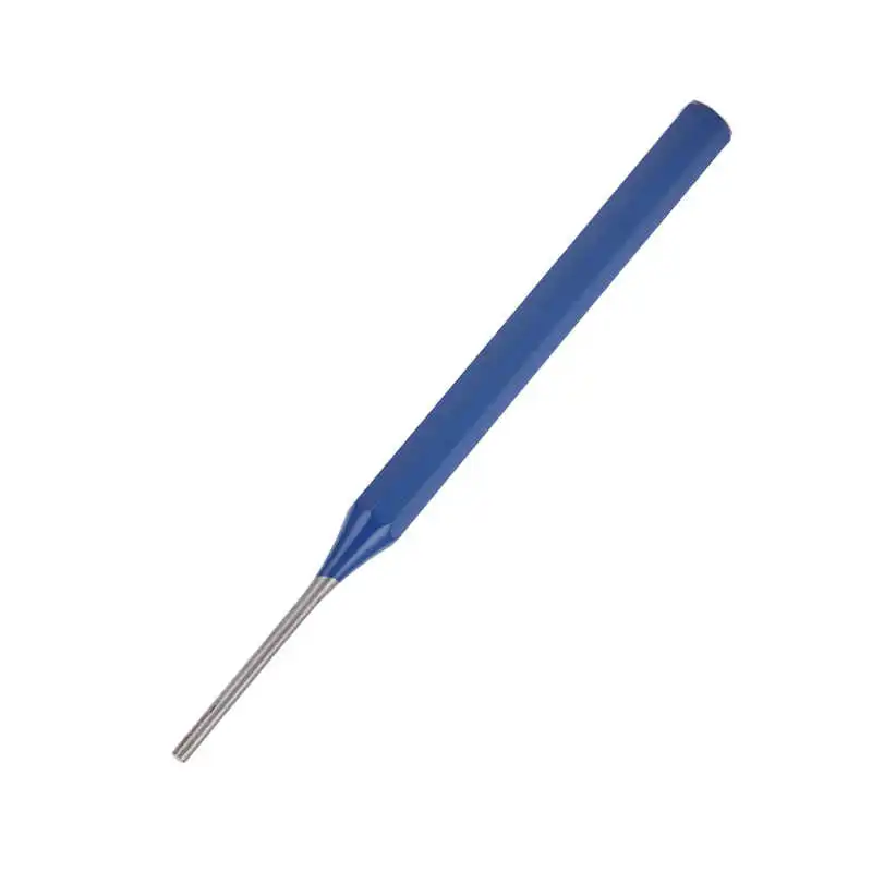 Chisel Pin Punch High Hardness Professional Grade Cylindrical Shape CRV-V Blue Spray Treatment 3mm Woodworking Carving Tool