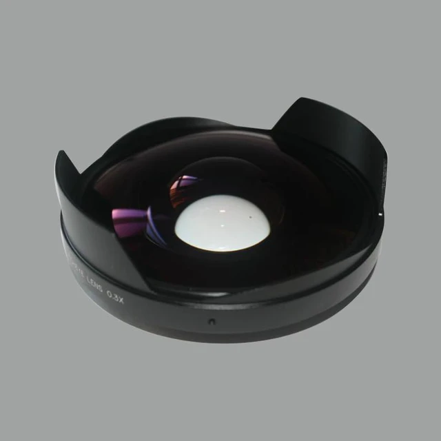 Kapkur 0.3X 52mm mount fisheye camcorder lens