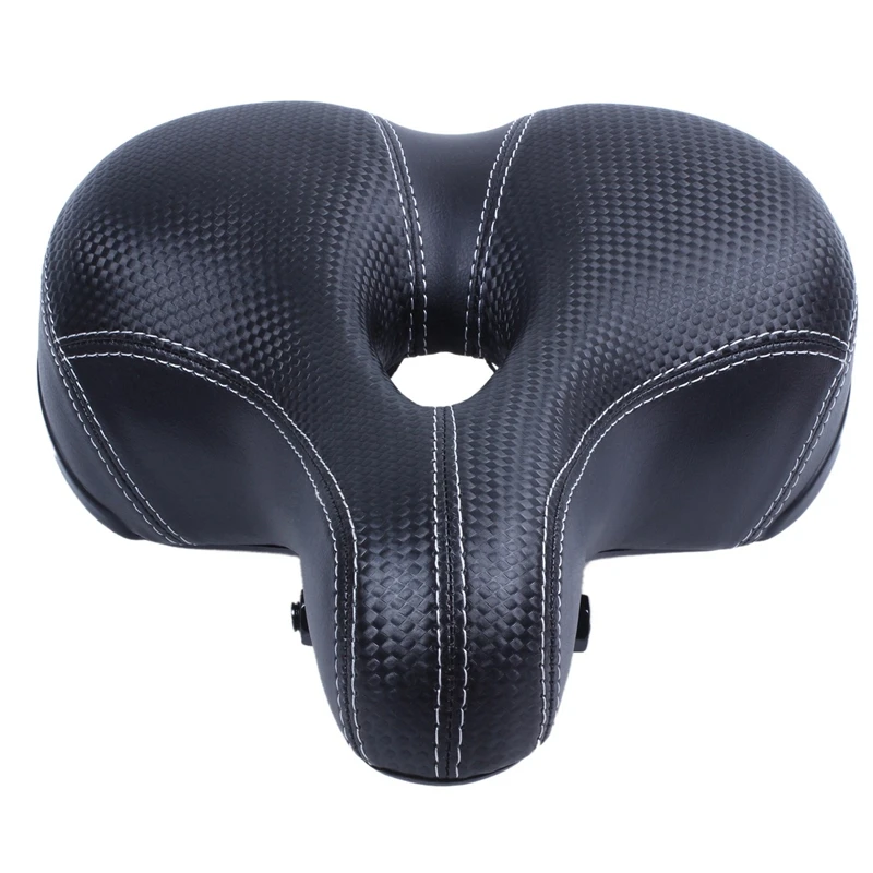 2X Bicycle Cycling Big Bum Saddle Seat Road MTB Bike Wide Soft Pad Comfort Cushion