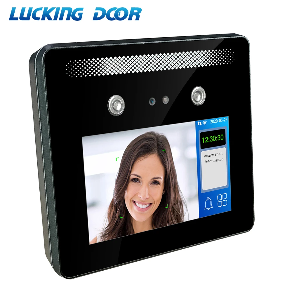 

5 inch Touch Screen Face Recognition Device Dynamic TCP/IP Employee Time Attendance Access Control System Multi language Support