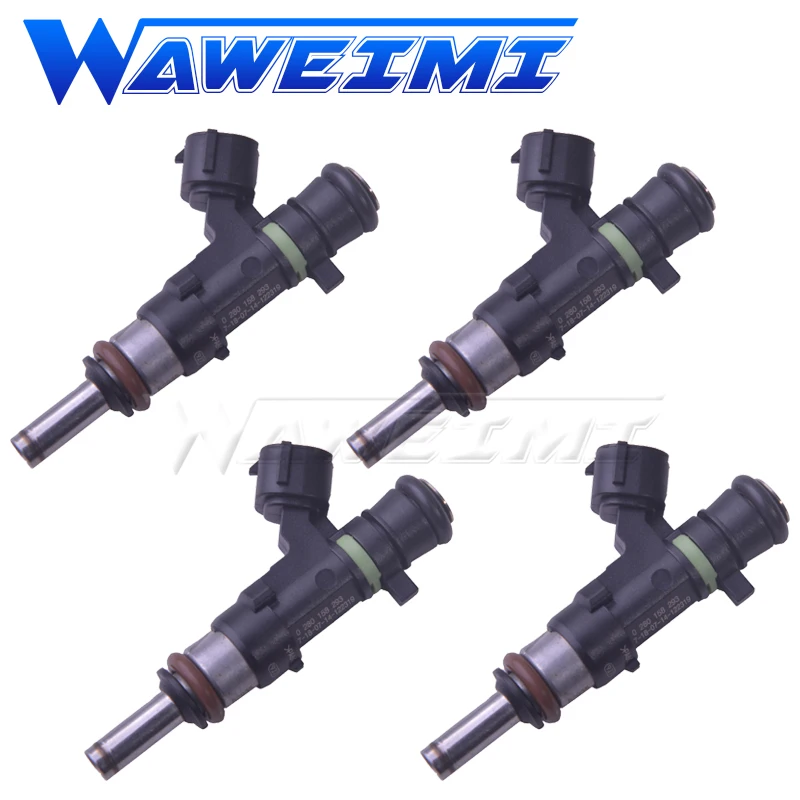 

WAWEIMI Brand New 4PCS Fuel Injector OE 0280158293 for Dacia Logan Sanderofor Renault-Clio Symbol 0.9L Injection Nozzles