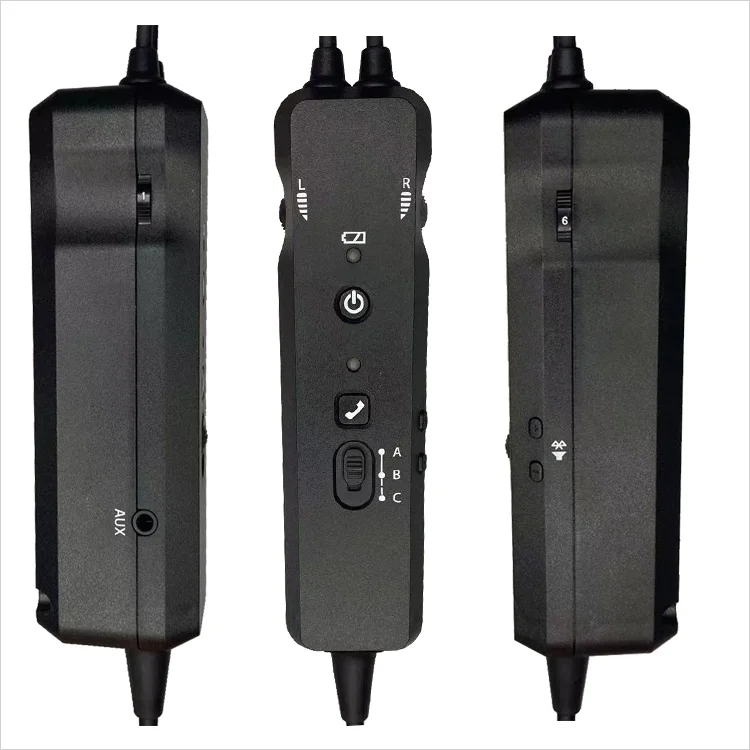 VOIONAIR Headphone Pilot Headset Active Noice Reduce ( ANR ) with Comfortable Ear Pad MP3 Support GA Plugs