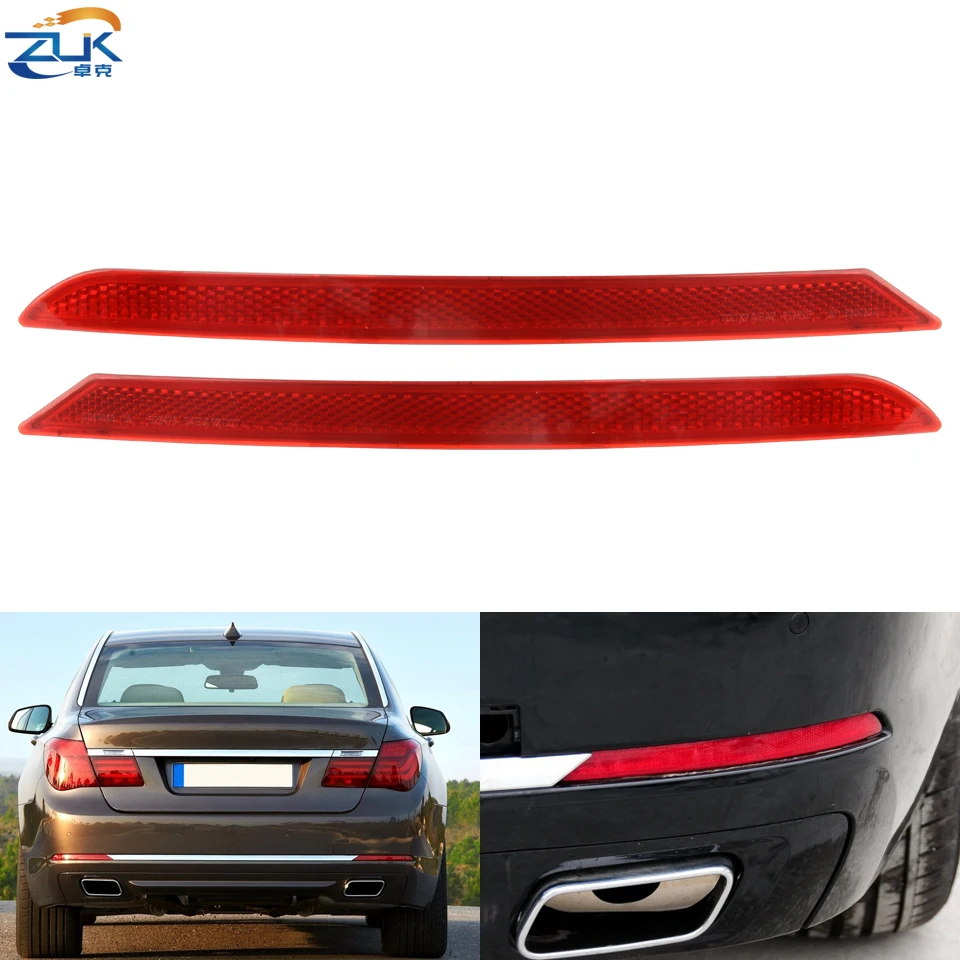 ZUK Rear Bumper Reflector Fog Light Fog Lamp For BMW F01/F02/F03 LCI 730 740 750 760 Year 2011 2012 2013 2014 2015