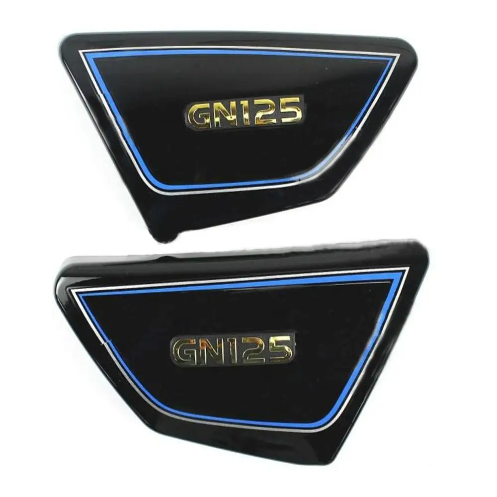 Motorcycle Moto Bike 1Pair Right & Left Frame Side Covers Panels For Suzuki GN125 GN 125 PARTS Original