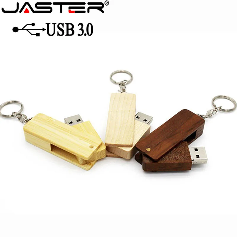 

JASTER USB 3.0 LOGO personality wooden USB flash drive wood u disk pendrive 4GB 16GB 32GB 64GB creative gift free custom logo