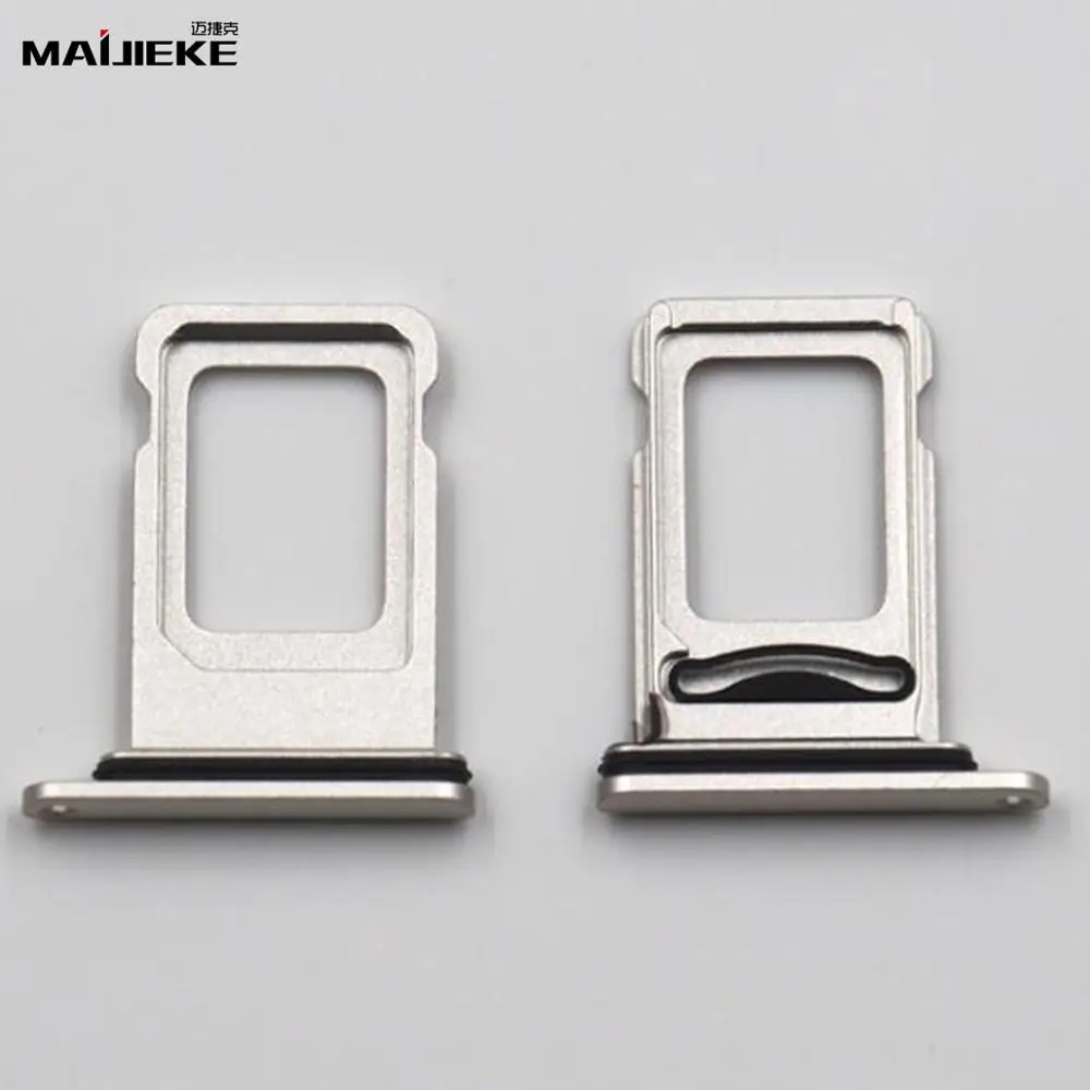 5PCS New Dual Sim Card Holder Slot Tray for iPhone 11 SIM Card Tray for iPhone 11 pro max Waterproof Dual SIM Card Tray