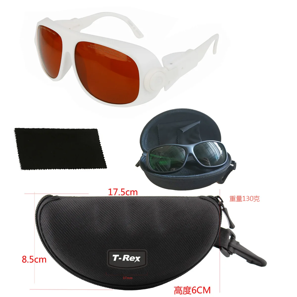 200-5400nm 800-1100nm Anti-Glistening Green Goggles 1064nm Laser Protective Glasses in Stock