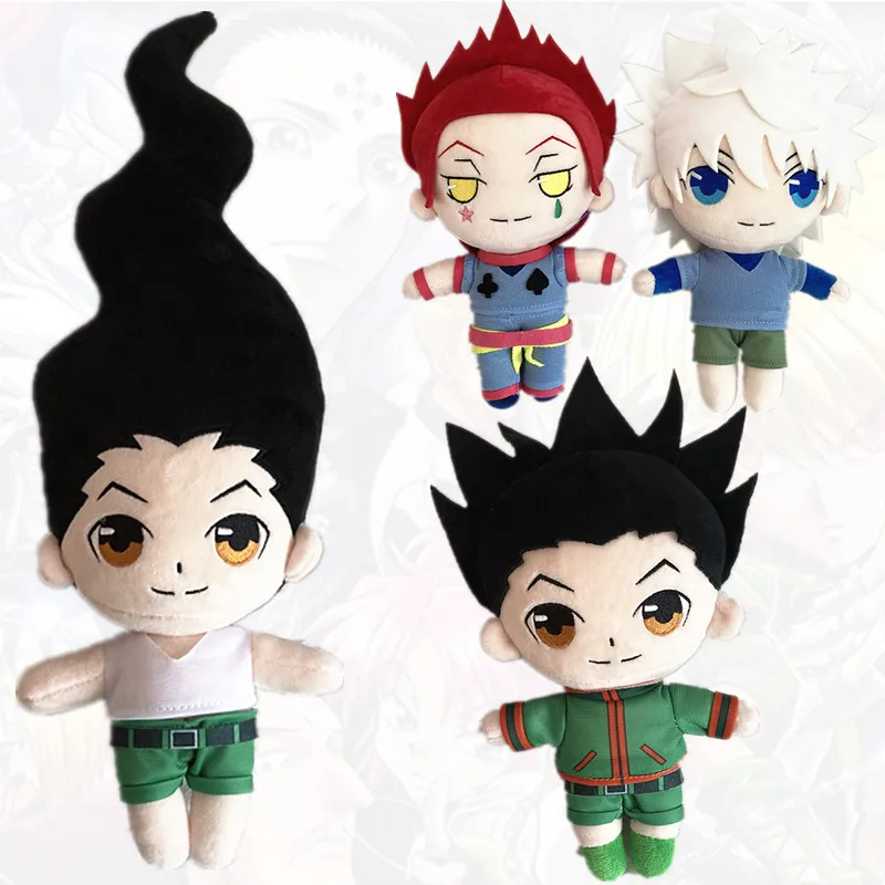 

Anime HUNTER Killua Zoldyck Hisoka GON·FREECSS Cosplay Toy Plush Dolls Kids Gift Pendant Accessories