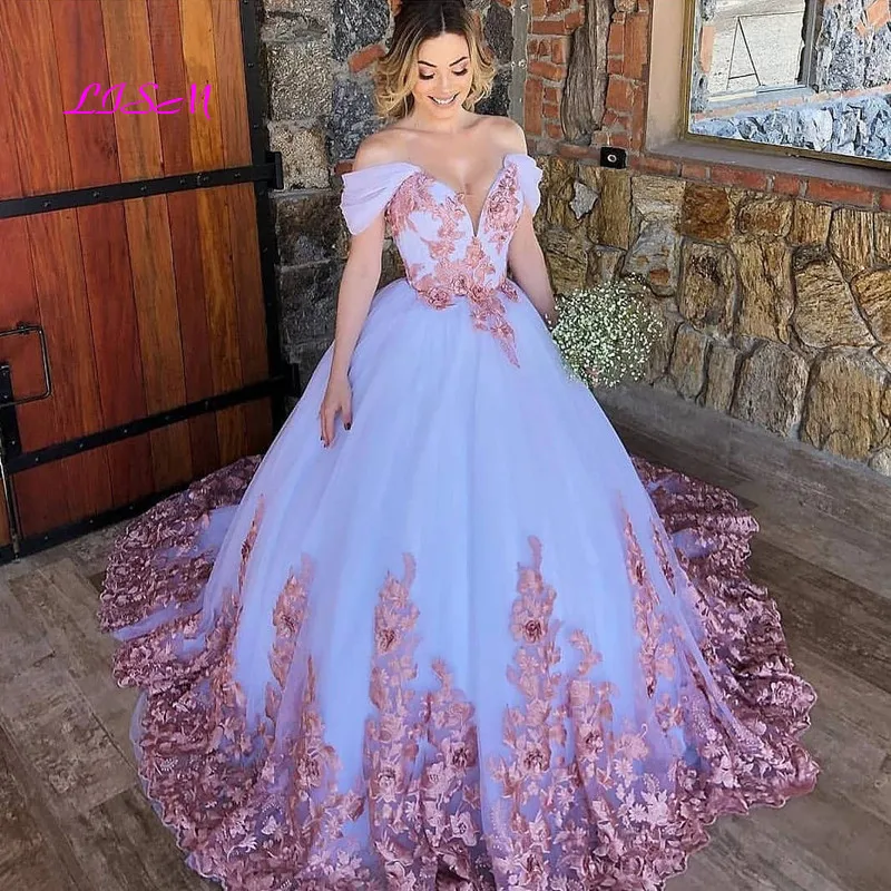 Vestido Vintage árabe de quinceañera, apliques de lujo, para baile de graduación, escote Corazón, hombros descubiertos, hecho a medida, 2021