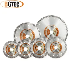 BGTEC 1 peça 4/4.5/5/6/7/9 polegadas disco de corte de diamante superfino lâmina de serra telha cerâmica granito mármore 105-230mm placa de corte a seco