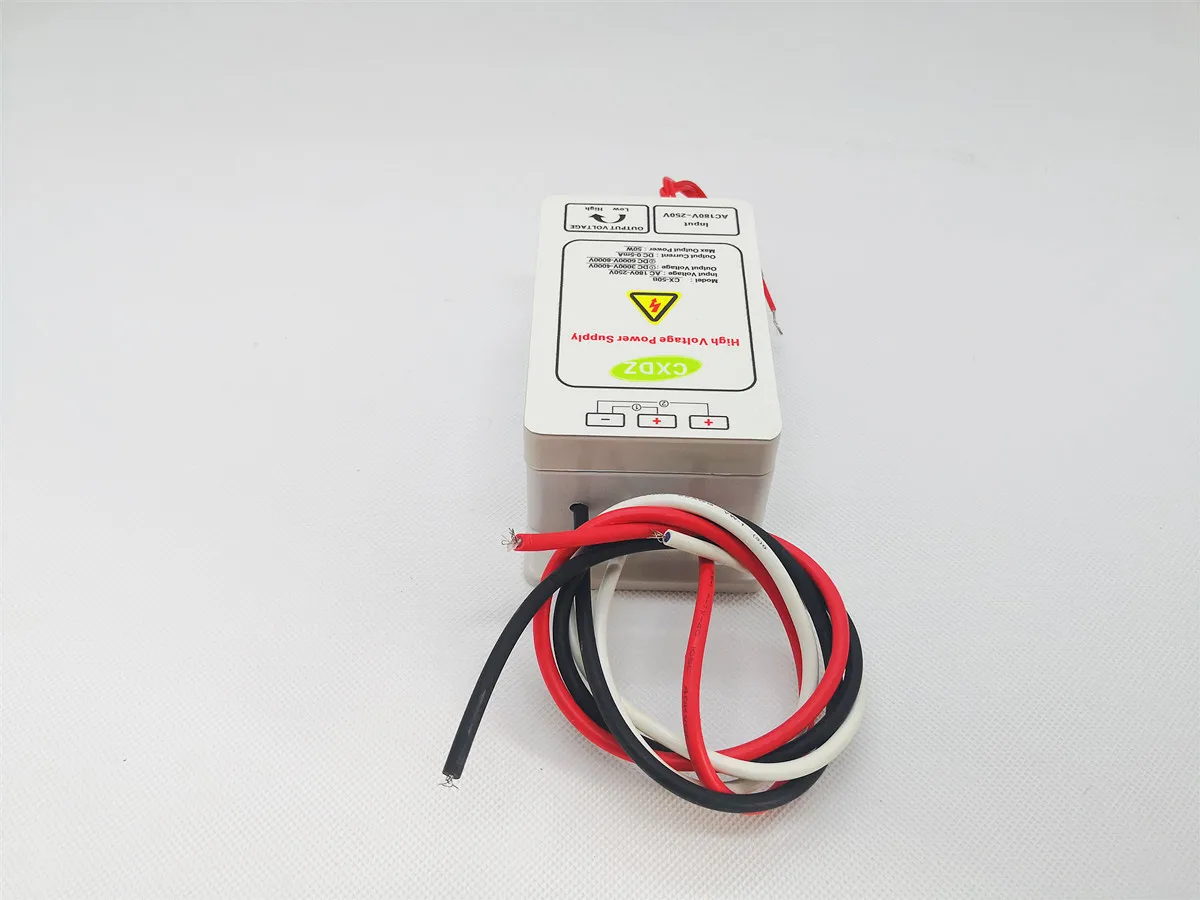 High Voltage Power Supply 4KV/8KV Dual output CX-50B ,Electrostatic Ionization , spraying , Cleaner Air Purification
