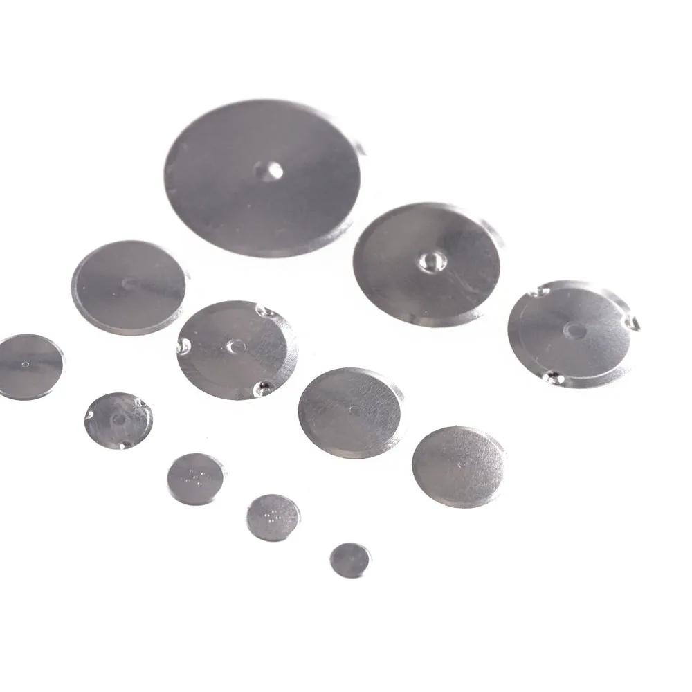 100pcs 3.0 4 4.5 6 7 8 9 10 12 mm Diameter Single Circle Round Shape Metal dome Snap Dome Switch SPST Array switch