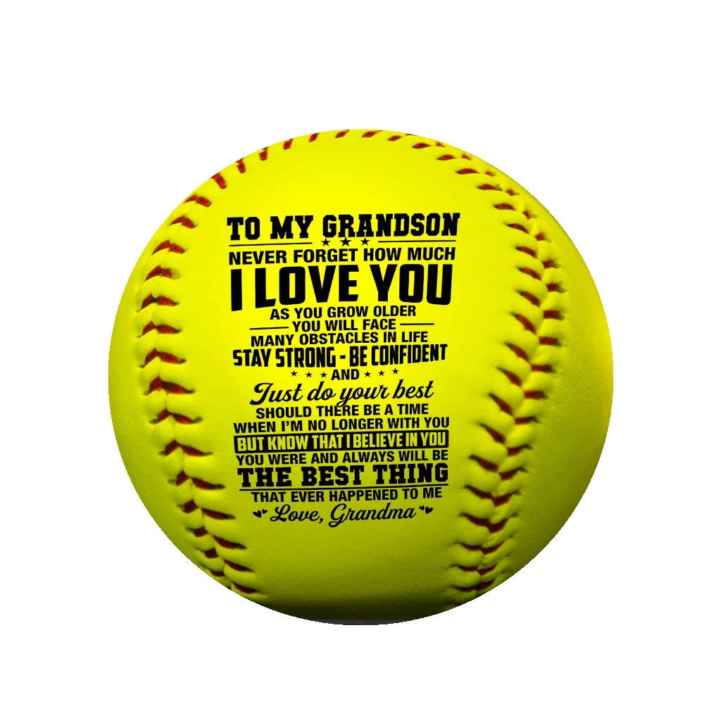 

Grandma To My Grandson I Will Never Outgrow A Place In Your Heart – softball Birthday Graduation Christmas Gift.