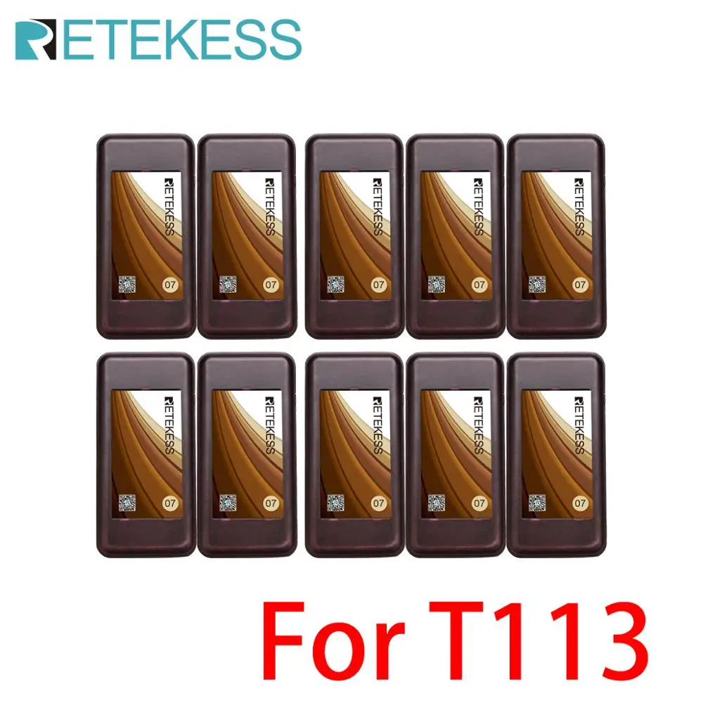 Retekess 10pcs Pager Receivers For T113 Restaurant Pager Wireless Calling System For Restaurant Coffee Shop Bar Club Clinic