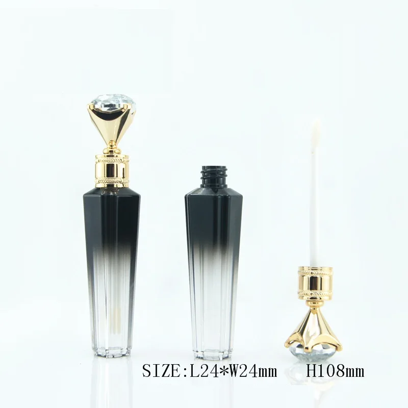 New Arrival Lip Gloss Wand Tube Refillable Bottle Empty Lipgloss 2ml 50pcs Packaging Container Lip Gloss Tube with Diamond Cap