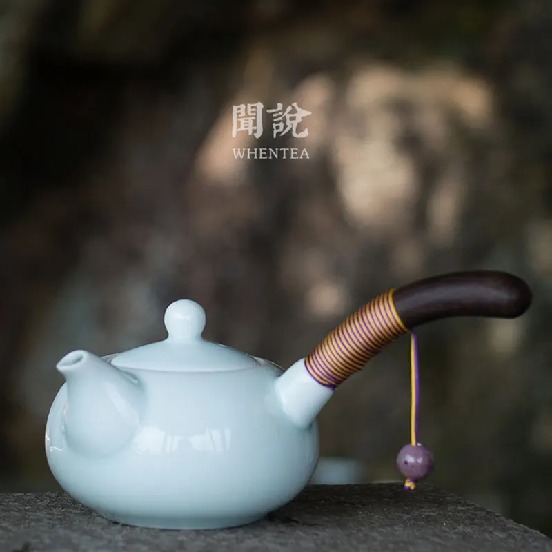 

Cute Teapot Ceramic Kung Fu Porcelain Container with Infuser for Loose Tea Chinese Teapot Charm Juego De Te Teaware BD50TT