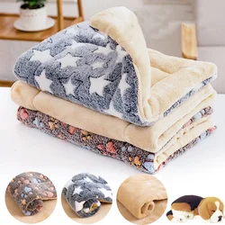 Thickened Plush Dog Cat Pad Pet Soft Blanket Dog Sofa Soft Cushion Medium Large Dogs Winter Warm Sleep Bed Mat Pet Supplies