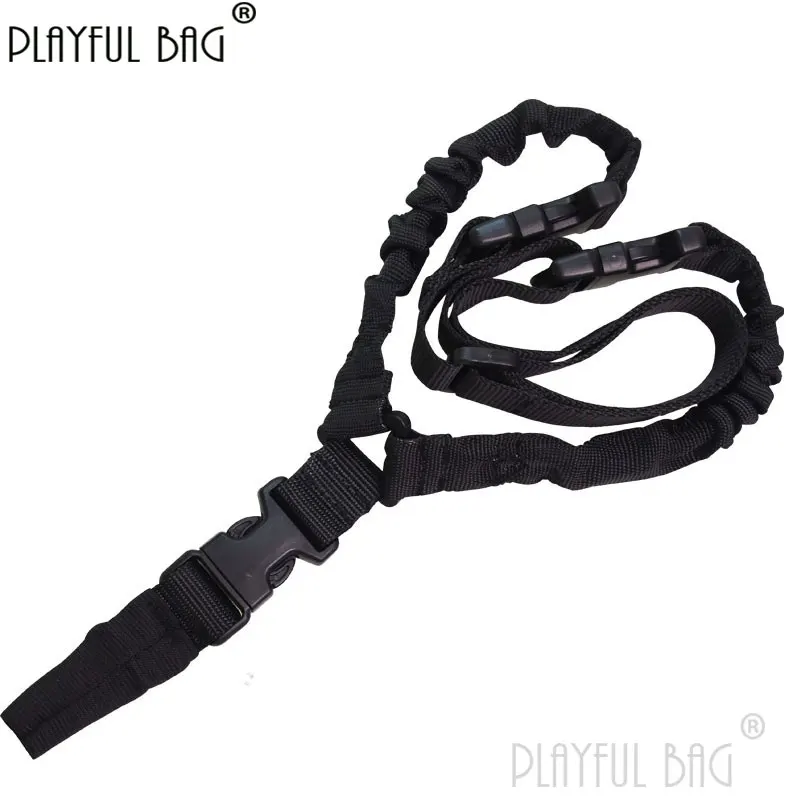 

PB Playful bag Outdoor CS oblique shoulder sling tactical rope Double point function rope solid color CS toys accessory QE78S