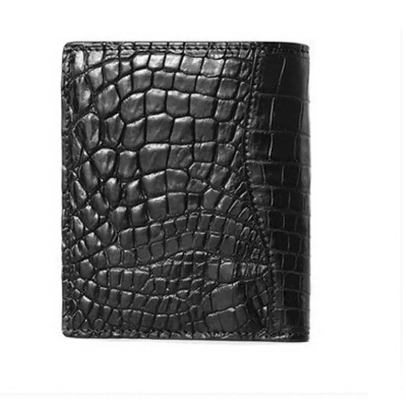 maibomengnuo new arrival Authentic crocodile skin men Wallet  fashionable contracted men thin money clip upright money men purse