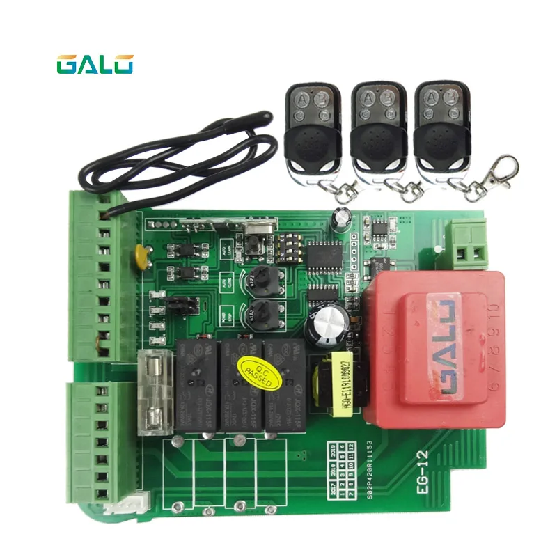 Sliding gate opener motor control unit PCB controller circuit board electronic card for KMP series