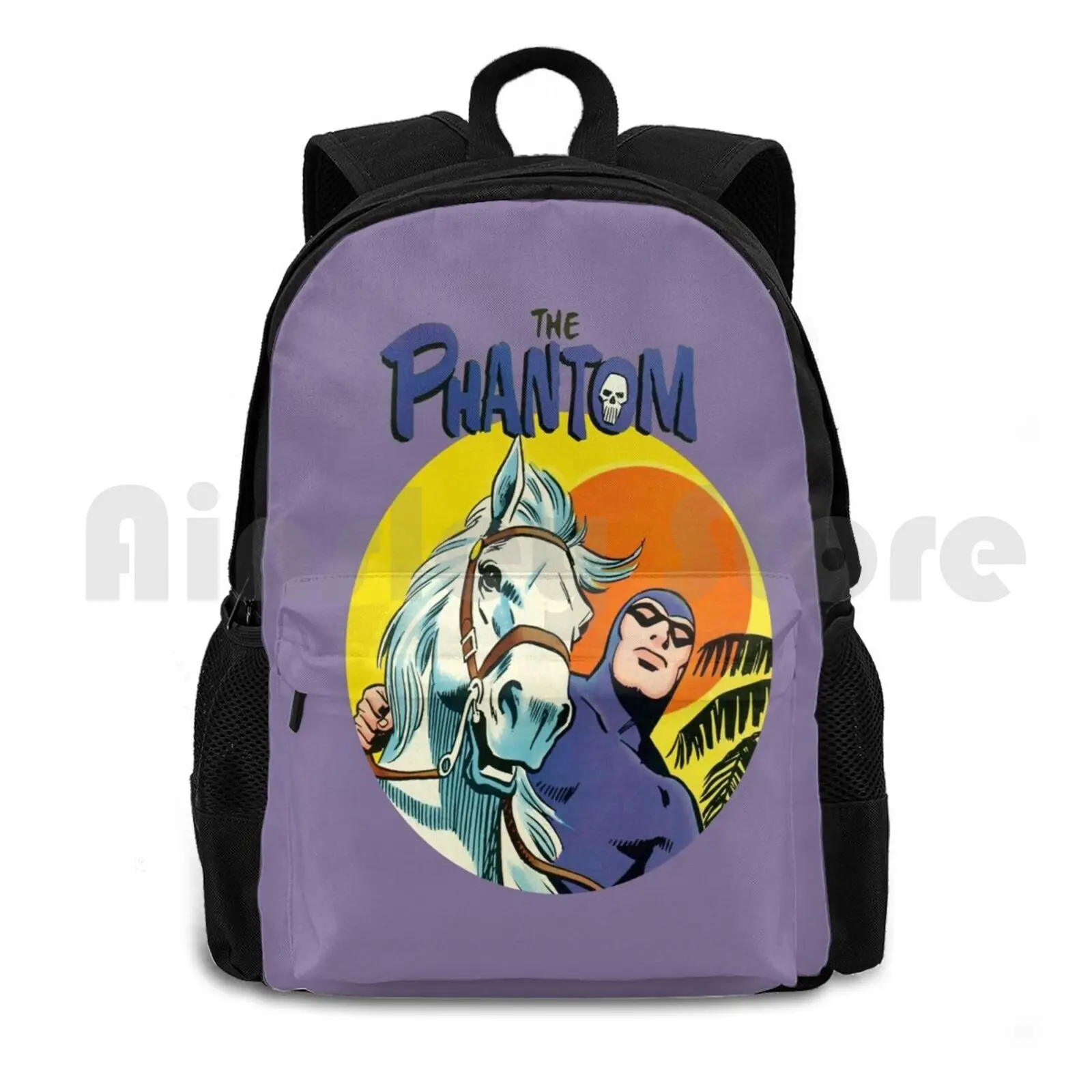 

The Phantom Outdoor Hiking Backpack Waterproof Camping Travel Phantom Superhero Comicbook