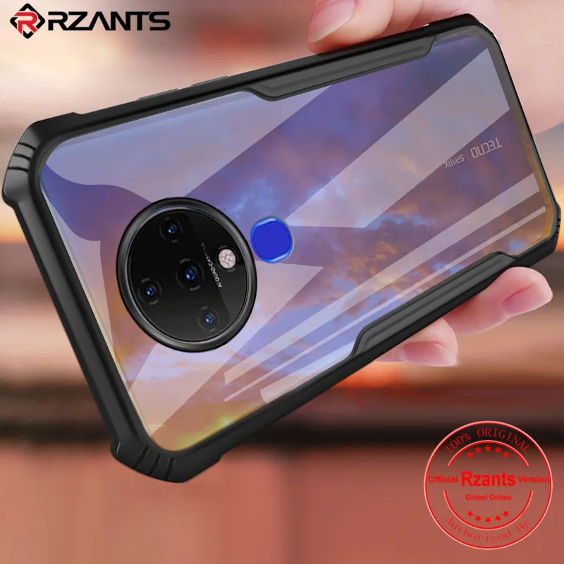 Rzants ل Tecno شرارة 6 شرارة 6 الذهاب حافظة خنفساء وسادة هوائية بومبر صدمات غلاف شفاف الهاتف قذيفة فوندا لينة غطاء