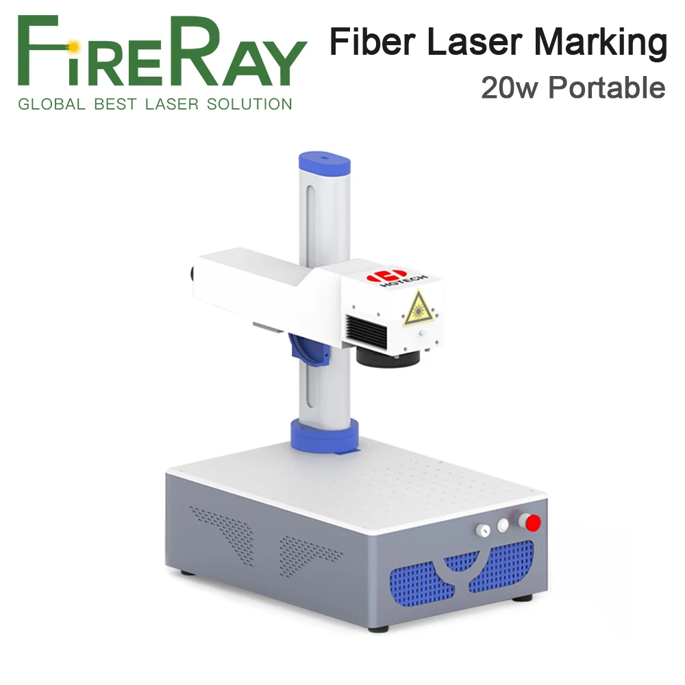 FireRay 1064nm 20W Portable Fiber Laser Marking Machine Marking Range 110x110mm forMetal Stainless Steel