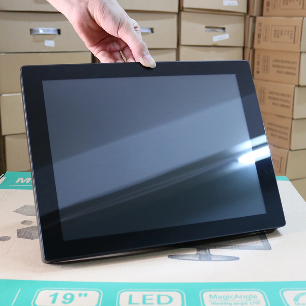 10.4 15 17 12.1 Inch Monitor Capacitive Touch Screen Industrial Display VGA USB interface 1024*768 embedded computer monitor