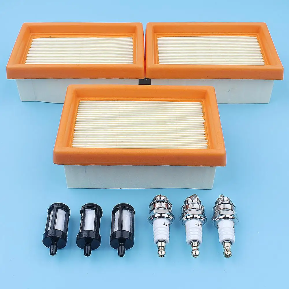 

Air Fuel Filter Spark Plug Kit For Stihl BR350 BR350Z BR430 SR430 SR431 SR450 BR430Z Backpack Blower Replace 4223-141-0300