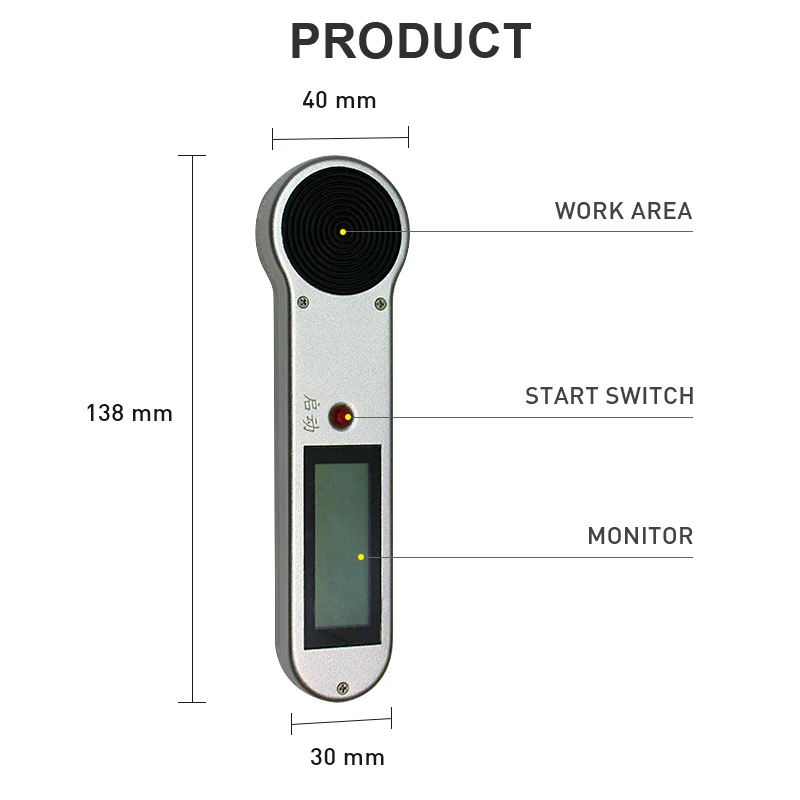 Handheld co2 Laser Power Meter Tube Power Meter 0-200W HLP-200 1064um For Laser Marking Engraving Cutting Machine Parts