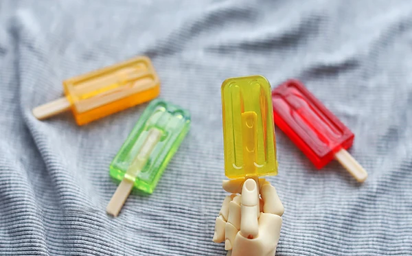 D03-P020 Children Handmade Toy 1/6 1/3 1/4 Doll Accessories BJD/SD Doll Photo Props Colorful Cute Daily Ice Cream 2pcs/Set
