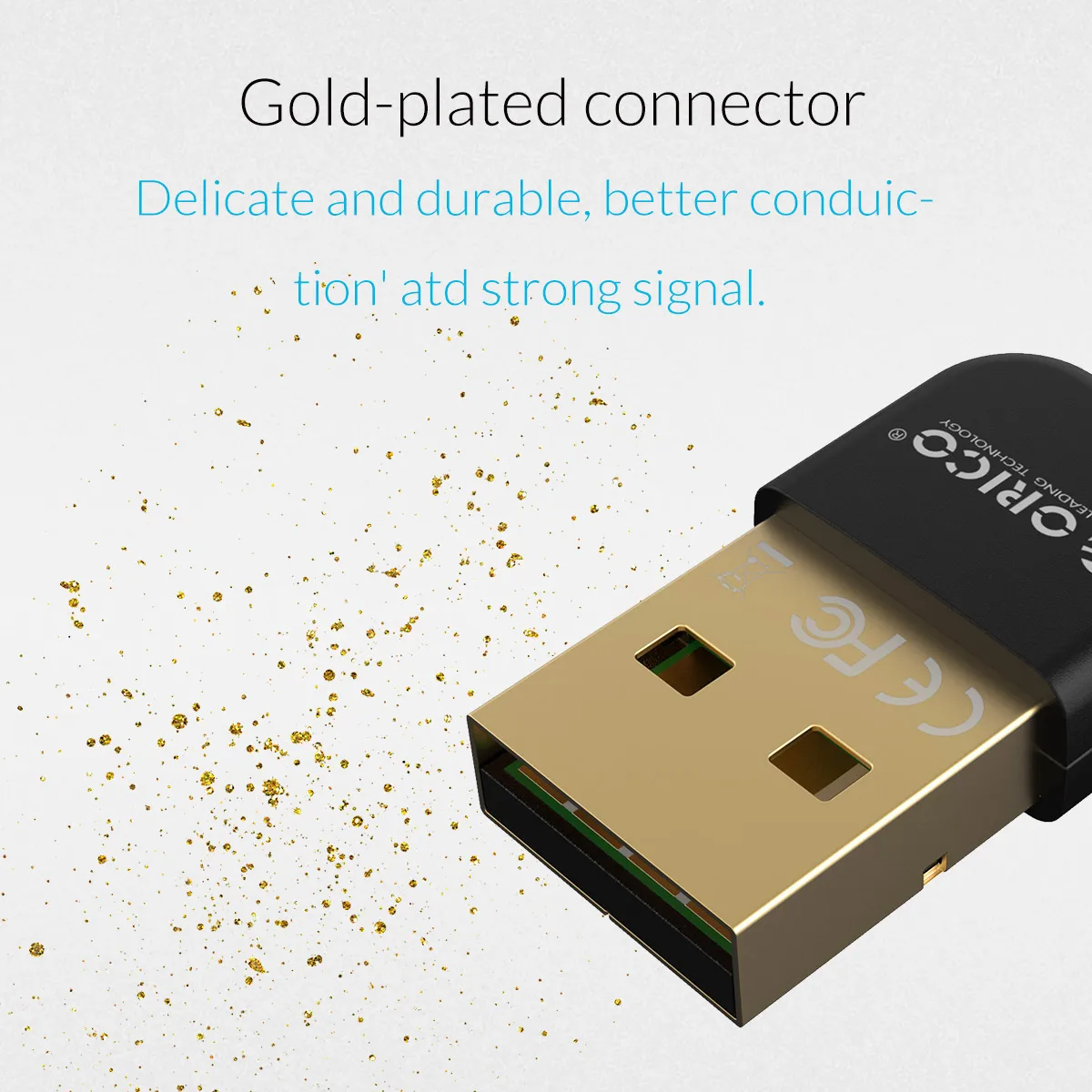 ORICO Adattatore USB wireless compatibile Bluetooth 4.0 Dongle Trasmettitore adattatore ricevitore audio musicale per computer PC