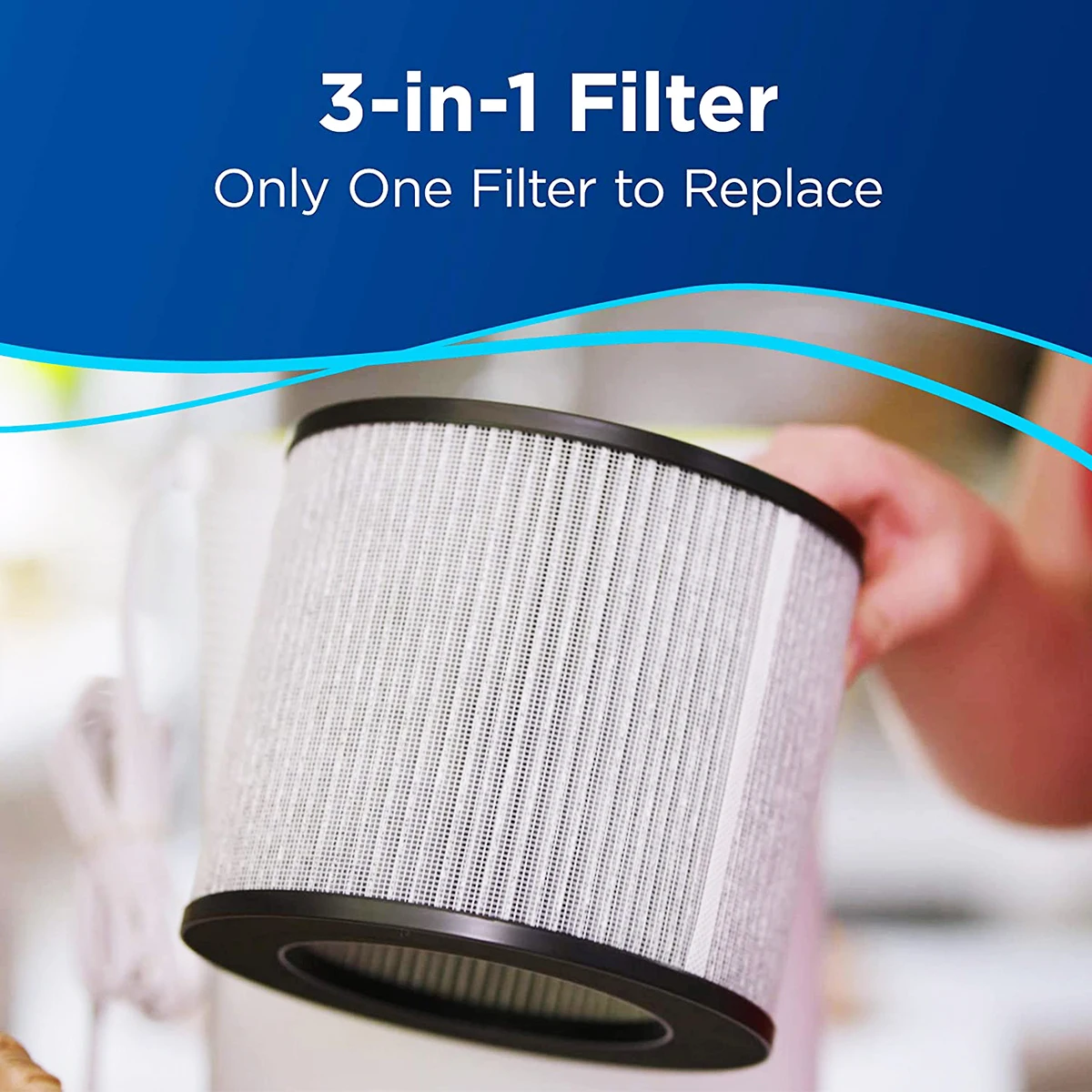 H13 TRUE HEPA Filter Compatible for ALTHY A15 Air Purifier Cleaner Home Allergies Pets , Remove 99.97% Smoke Dust Mold Pollen