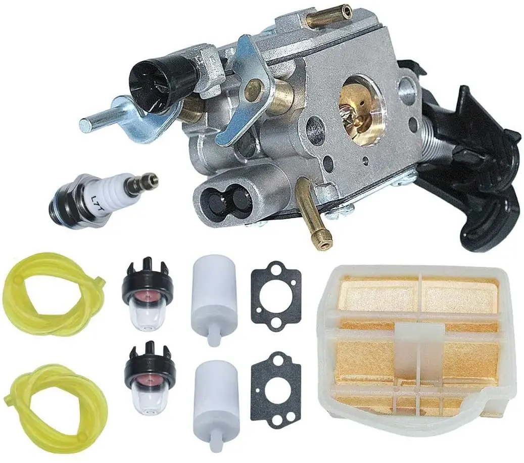 QHALEN Carburetor Kit for 445 & 450 Chainsaw C1M-EL37B Carb 506450401