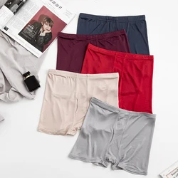 3 Pcs/Lot Men‘s Underpants Silk Boxer Panties Shorts Open Crotch Breathable Seamless Sports Underwear Youth Male LVFAN TGS-005