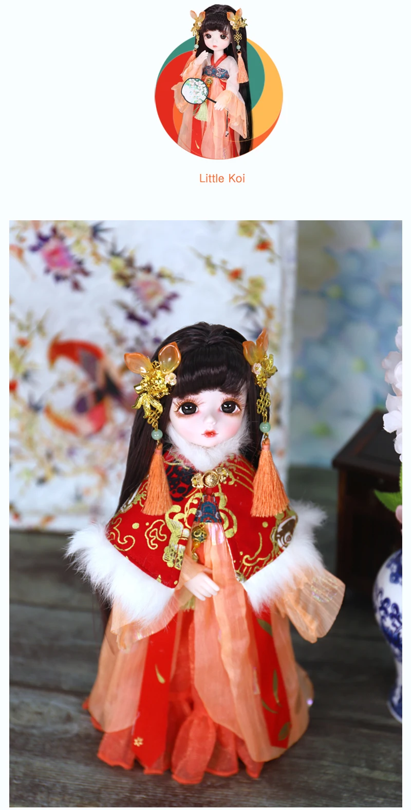 DBS DREAM FAIRY Puppe 1/6 BJD Name von Little Angel, mechanischer Gelenkkörper mit Make-up, inklusive Kopfhaut, Augen, Kleidung für Mädchen SD – Detail 25