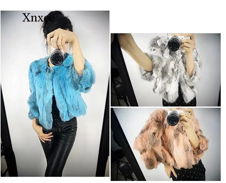 Abrigo de piel de peluche para mujer, de piel sintética Chaqueta corta con cuello redondo de tres cuartos, abrigo elegante de lujo, grueso, Formal