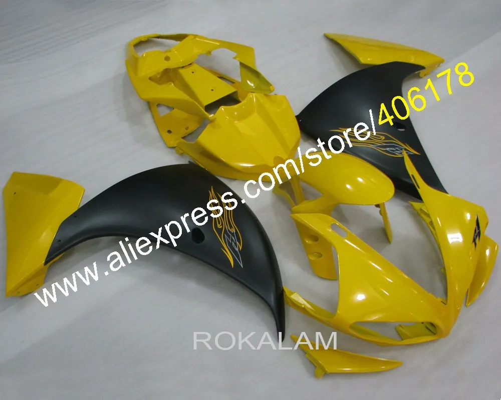 

YZF1000 R1 09 10 11 Motorbike Fairing For Yamaha YZF R1 2009-2011 Motorcycle Yellow and White Body Kits (Injection Molding)