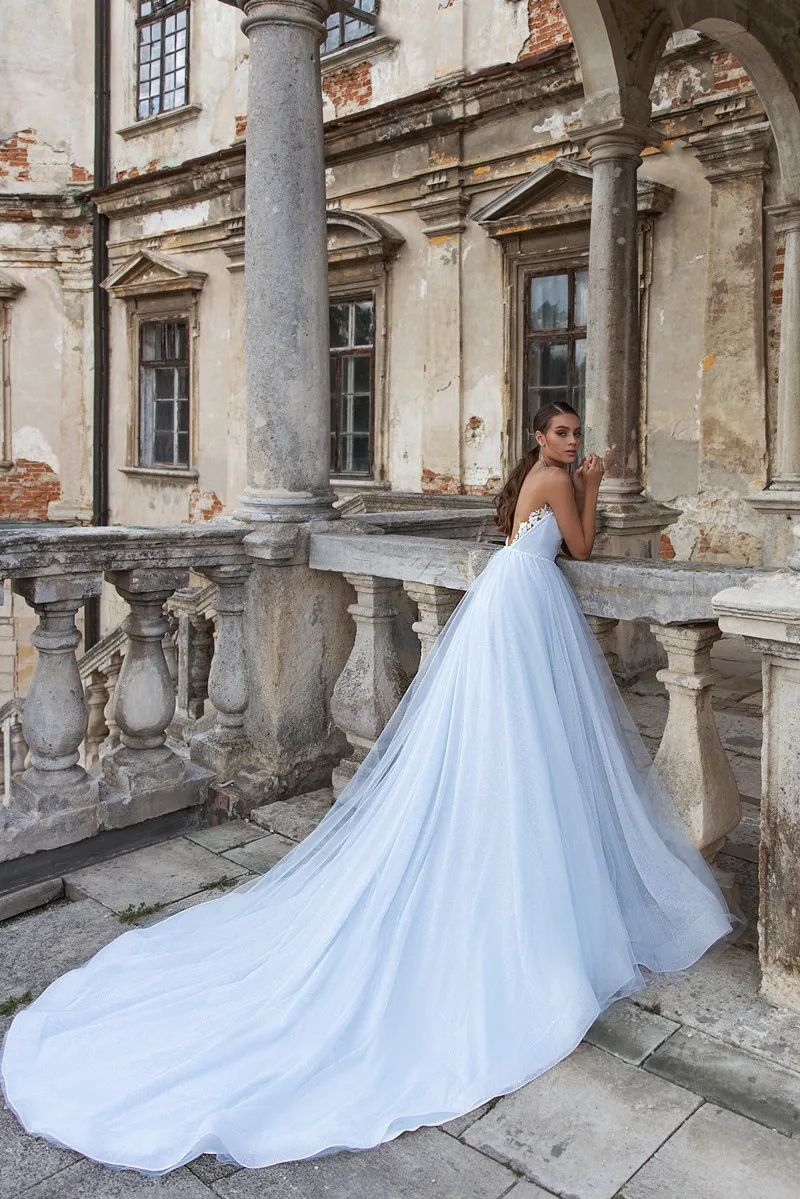 2020 vestidos de novia de estilo bohemio con apliques de encaje joya sin mangas vestidos de novia Sexy sin espalda