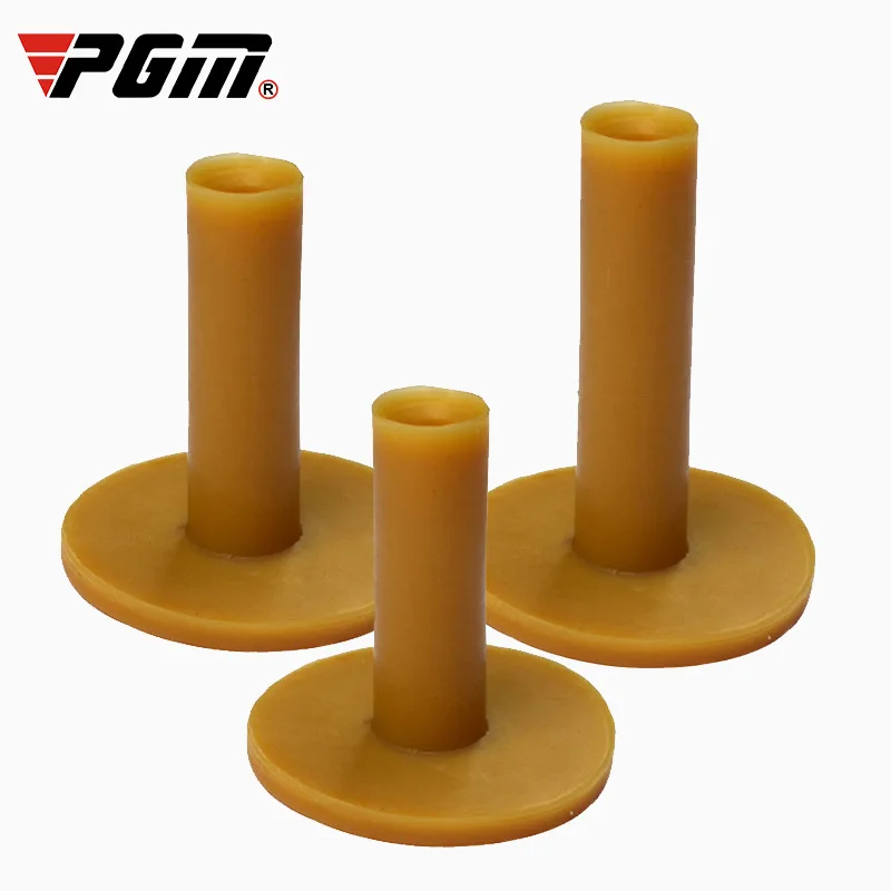 PGM 4pcs 43/54/70/83mm Training Practice Tee Mat Golves Ball Hole Holders Beginner Trainer Practice Rubber Golf Tee Holder QT001