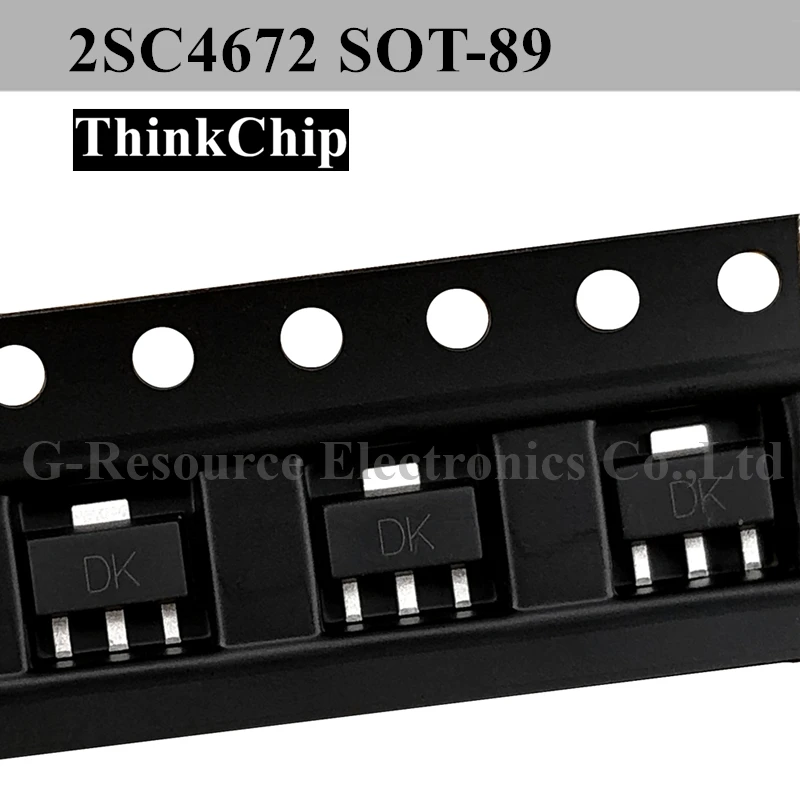(100 шт.) 2SC4672 SOT-89 SMD кристаллический Триод C4672 (маркировка DK)