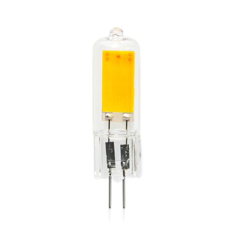 Ampolla de cristal G4, 6W, 9W, 12W, lámpara LED COB sin parpadeo, CA 220V, 230V, G4, Bombilla de foco LED, reemplaza la luz halógena para el hogar