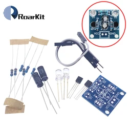 1/5/10PCS MHT11 Simple 5MM LED Flash DIY Kits DC 3V-14V Circuit Electronics Suite 1.6mm Parts for Arduino Blinking Flashing Kit