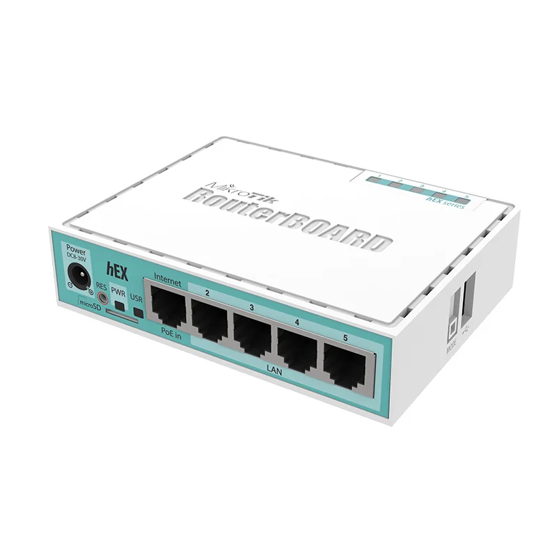 880 MHz MikroTik RB750Gr3 (hEX) Gigabit wired router, home ROS broadband soft routing, stable