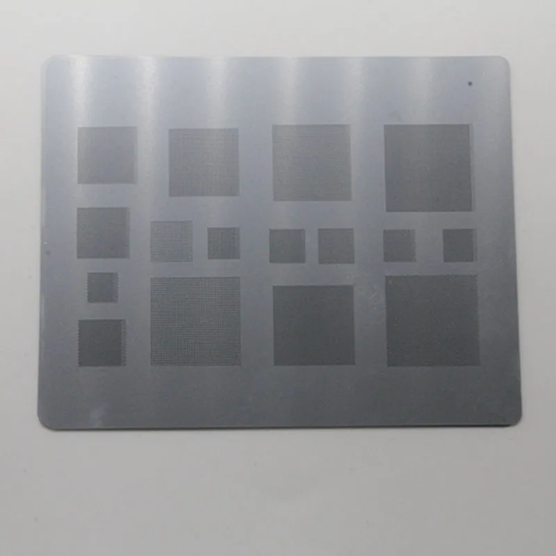 Amaoe Multifunction Universal BGA Stencil 0.3/0.35/0.4/0.5/Parallel/45 Degress T0.12mm Direct Heat Template Solder Rework Net