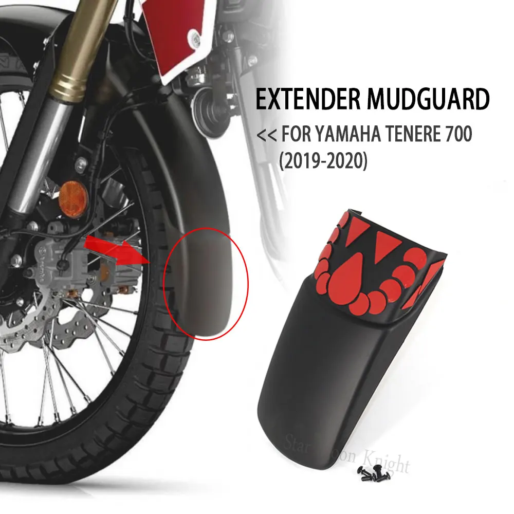 

Motorcycle Front Mudguard Fender Rear Extender Extension For Yamaha Tenere 700 Tenere700 TENERE 700 From 2019-