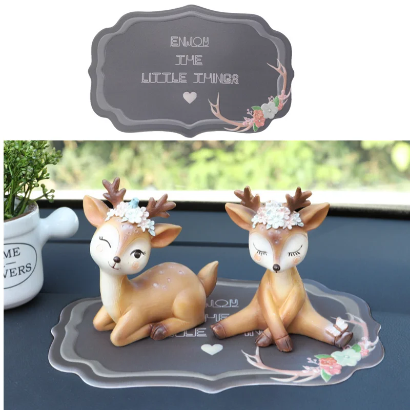 

1PC Universal Car Dashboard Non Slip Grip Sticky Pad Cartoon Mat Anti-skid Silicone Mat Car Mat Auto Interior Accessories