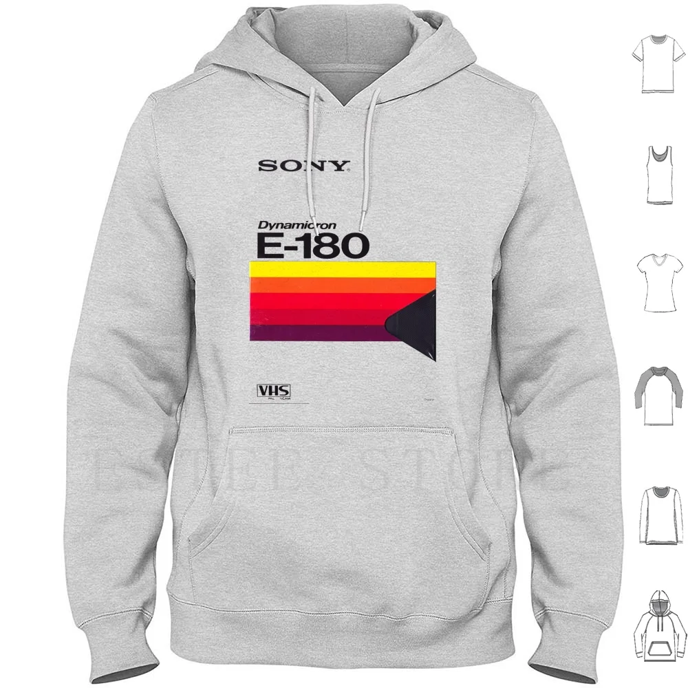 Dynamicron Hoodies Long Sleeve Vhs Vaporwave Aesthetic Betamax Vintage Cassette Special Dynamicron 80s 1980s Walkman
